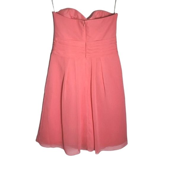 DAVID'S BRIDAL Coral Reef  Crinkle Chiffon Dress - Picture 6 of 10